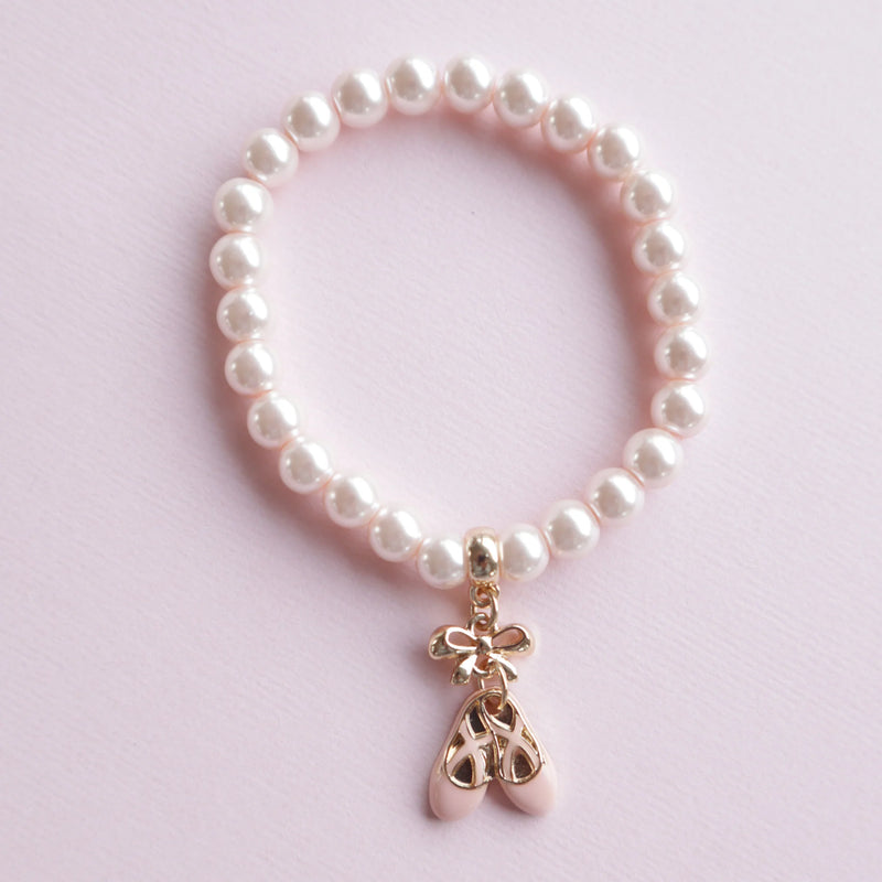 PINK PEARL BALLET SLIPPERS Bracelet