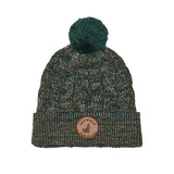POM POM BEANIE - Forest Speckle