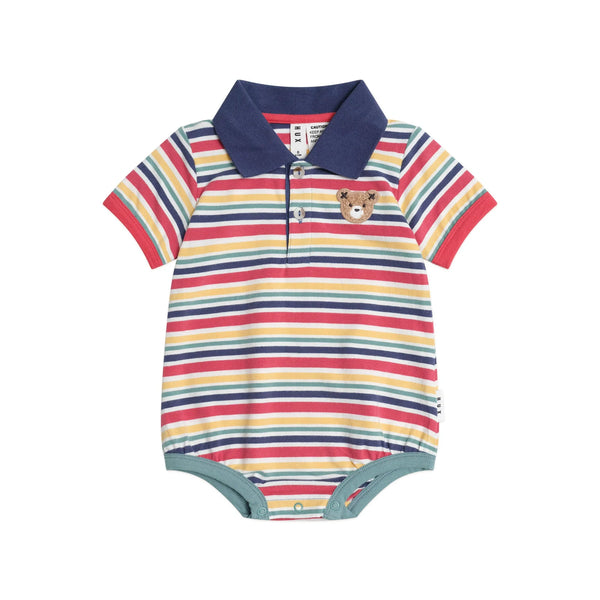 PREPPY POLO ROMPER