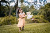 PRISCY LINEN DOLL WITH BLONDE HAIR
