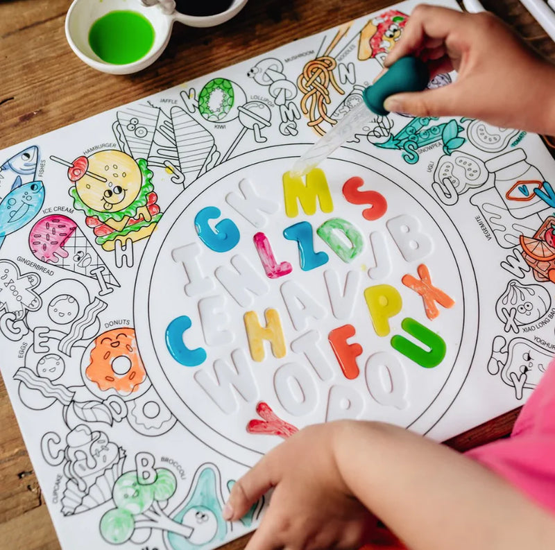 SENSORY MAT - ALPHABET SOUP