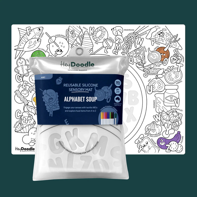 SENSORY MAT - ALPHABET SOUP