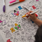 SUGAR AND SPICE 123 Princess Theme Classic Colouring & Doodle Mat