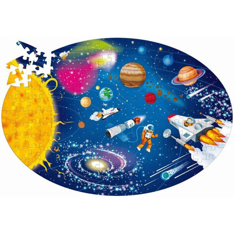 TRAVEL, LEARN AND EXPLORE PUZZLE AND BOOK SET- Space 205 pcs