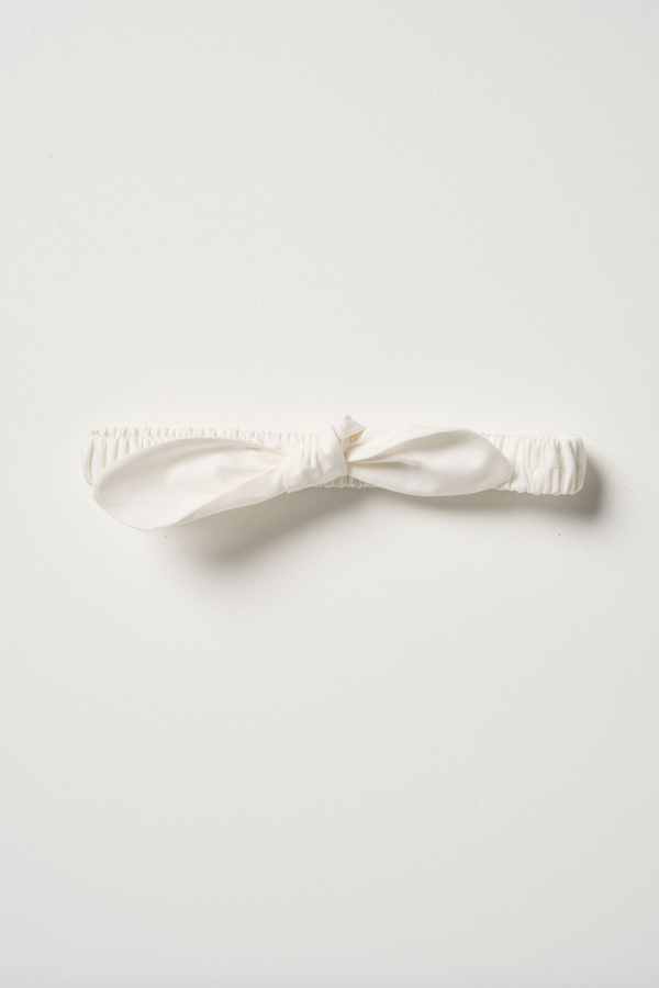 BOW HEADBAND - WHITE