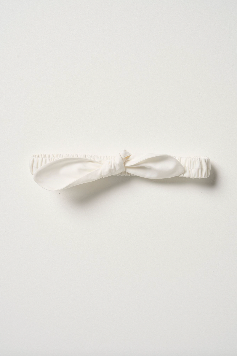 BOW HEADBAND - WHITE