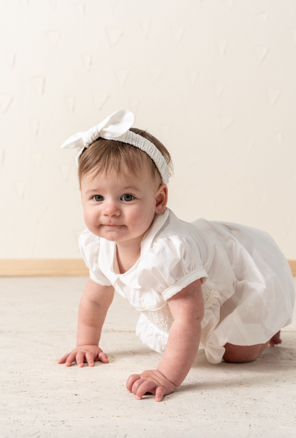 BOW HEADBAND - WHITE