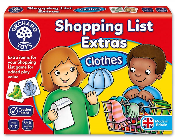 SHOPPING LIST BOOSTER PACK Clothes