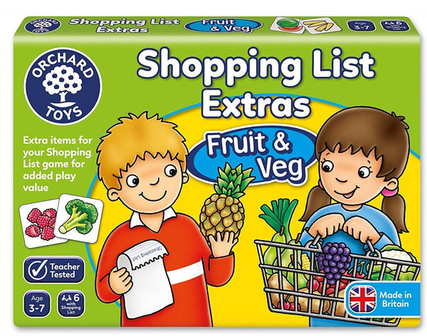 SHOPPING LIST BOOSTER PACK Fruit and Veg