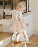 TIERED JERSEY DRESS - French Garden