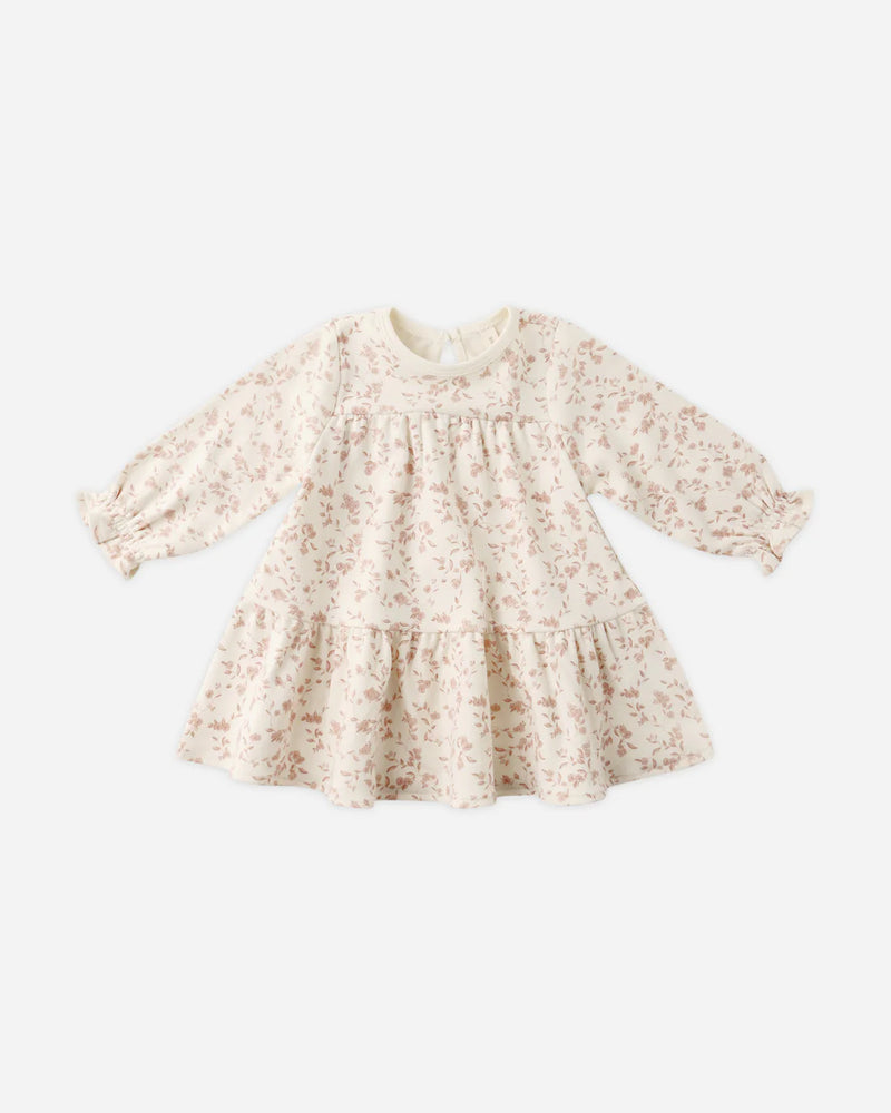TIERED JERSEY DRESS - French Garden