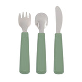 TODDLER FEEDIE™ cutlery set - Sage