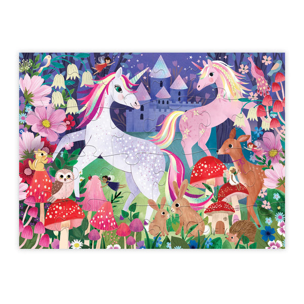 LITTLE BUILDING PUZZLE 24 pc - Unicorn Castle