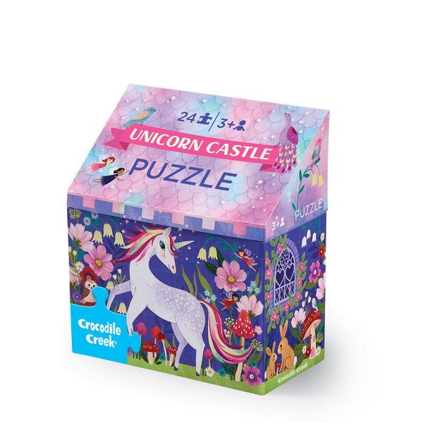 LITTLE BUILDING PUZZLE 24 pc - Unicorn Castle