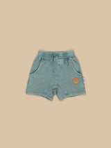 VINTAGE SLATE SLOUCH SHORTS