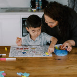 TOOT TOOT HONK ABC Vehicle Theme Classic Colouring & Doodle Mat