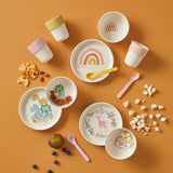 WHIMSICAL BAMBOO 4pc DINNER SET - Dinosaurs