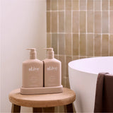 WASH & LOTION DUO + TRAY - Apricot & Sweet fig