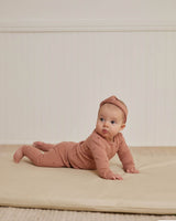 RIBBED BABY JUMPSUIT- Bows