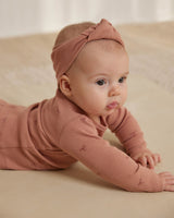 RIBBED BABY JUMPSUIT- Bows