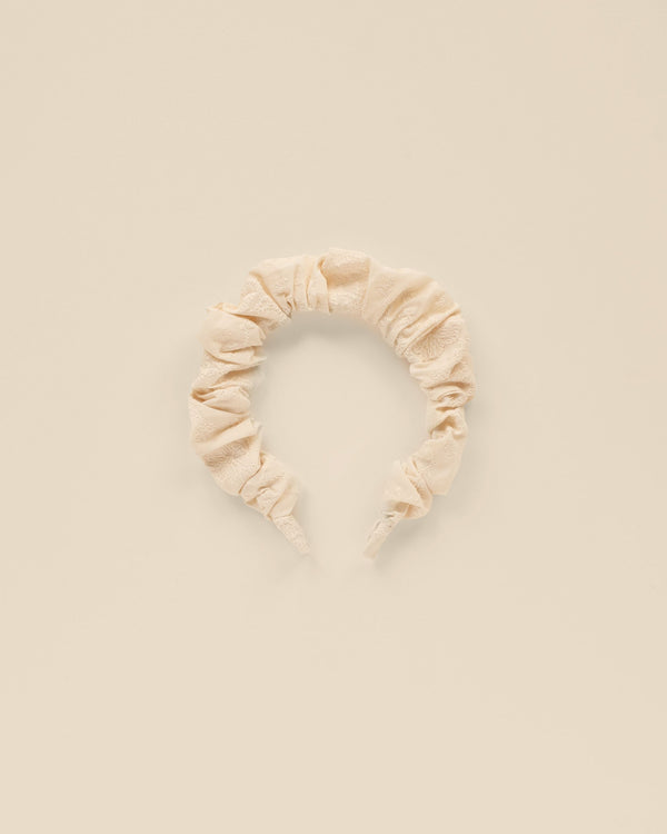 GATHERED HEADBAND - Natural