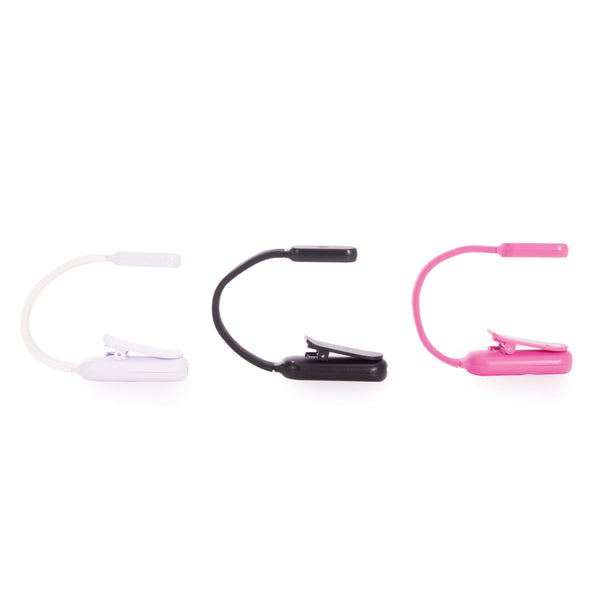 FLEXI CLIP ON RECHARGEABLE BOOK LIGHT