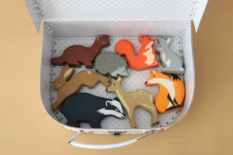 WOODLAND ANIMALS DISPLAY SHELF SET