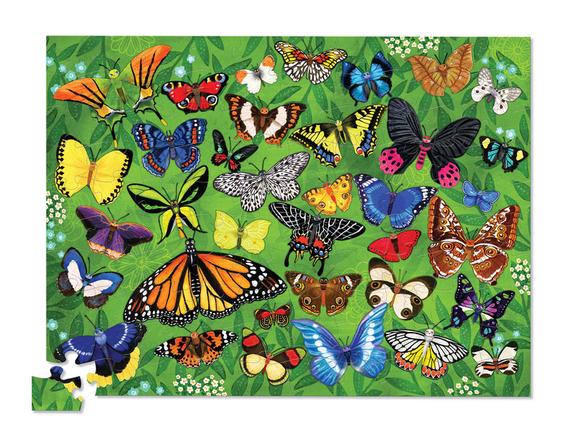 36 ANIMAL PUZZLE - Butterflies 100 pc