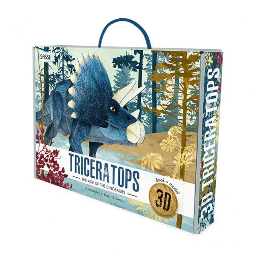 3D ASSEMBLE AND BOOK - The Age of the Dinosaurs - Triceratops