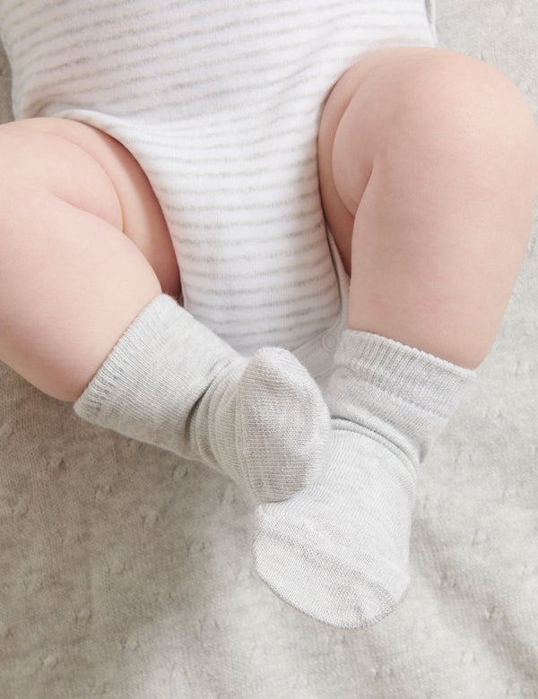 3 SOCK PACK - Pale Grey
