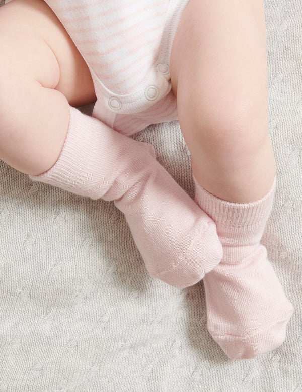 3 SOCK PACK - Pale Pink