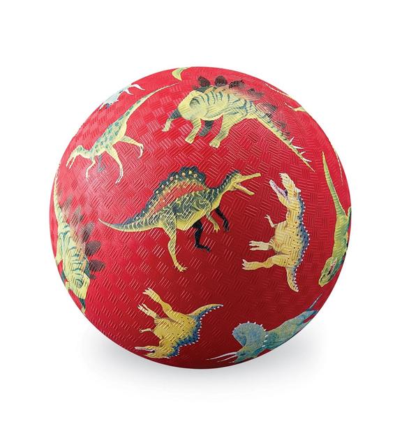 7 INCH PLAYGORUND BALL - Dinosaurs Red