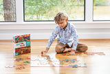 ABOVE AND BELOW PUZZLE - Dinosaur World 48 pc