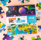 ABOVE AND BELOW PUZZLE - Earth & Space 48 pc