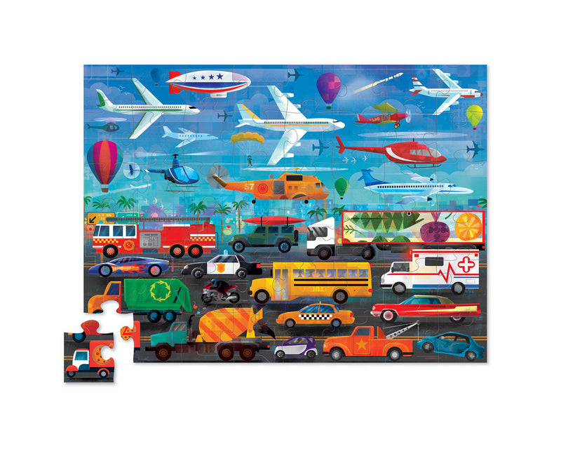 ABOVE AND BELOW PUZZLE - Things that Go 48 pc