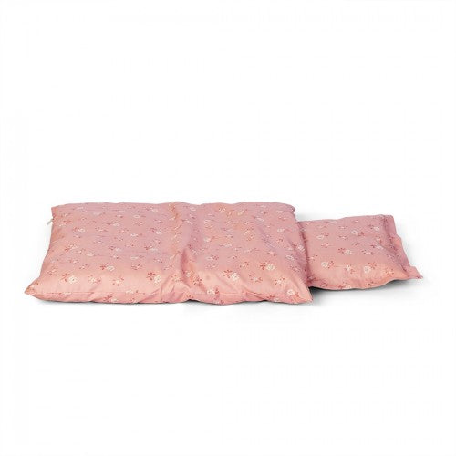 DOLL BEDDING SET - Dusty Pink Rose