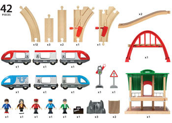 TRAVEL SWITCHING SET - 42 pieces