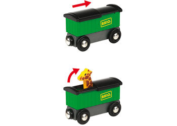 SAFARI TRAIN - 3 pieces