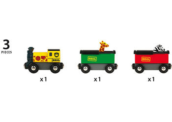 SAFARI TRAIN - 3 pieces