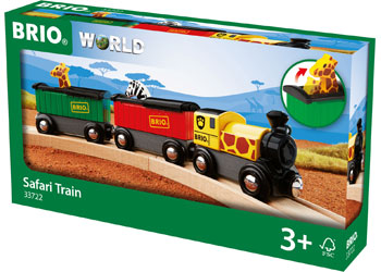 SAFARI TRAIN - 3 pieces