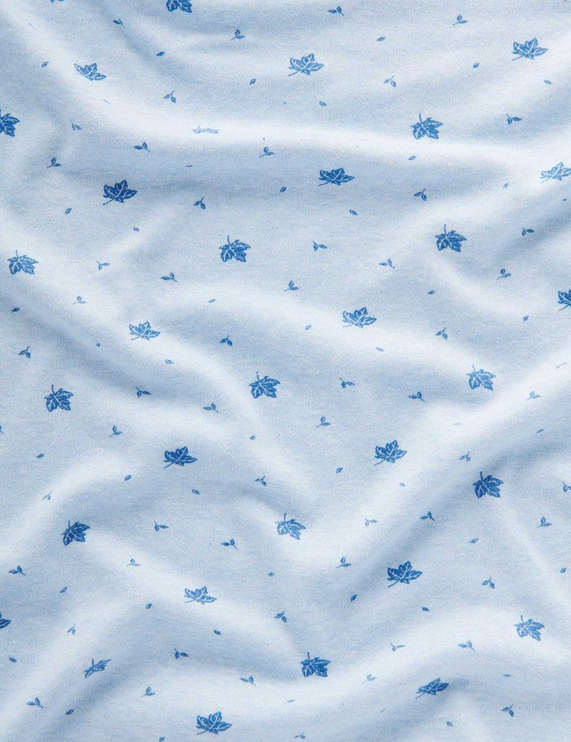 BUNNY RUG - Pale Blue Leaf