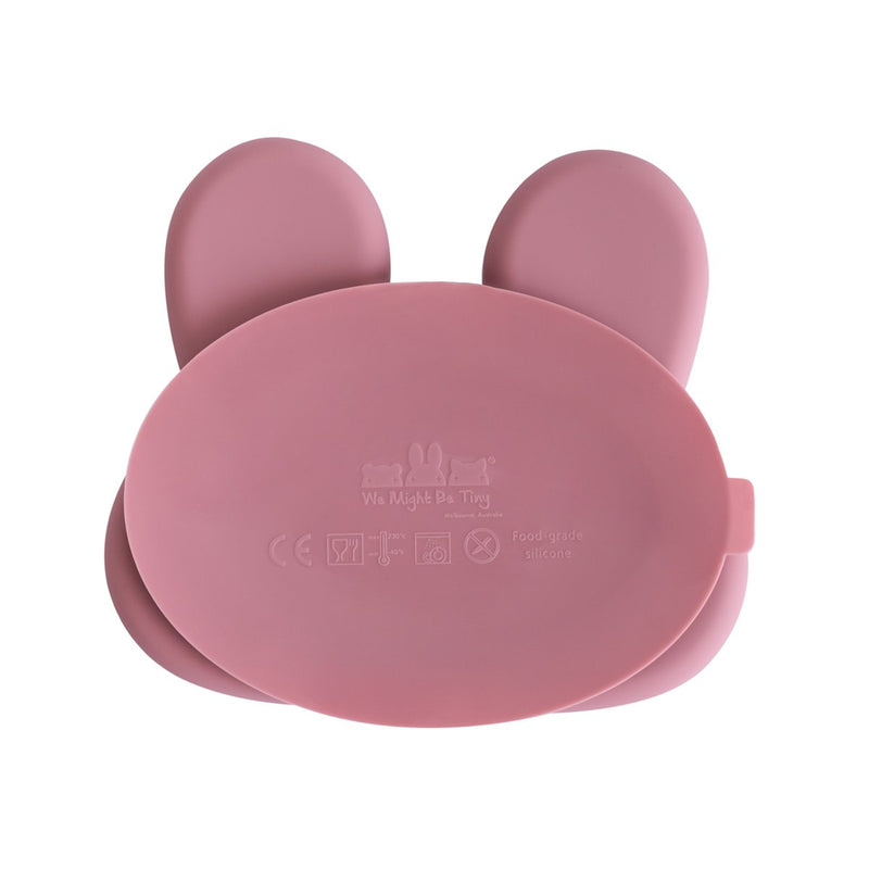 BUNNY STICKIE™ PLATE Dusty Rose