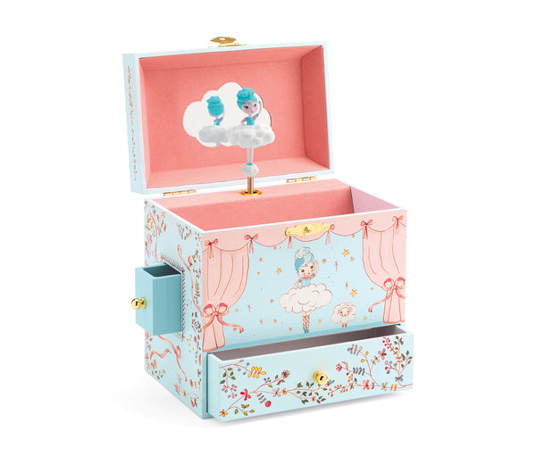 BALLERINA ON STAGE MUSIC BOX