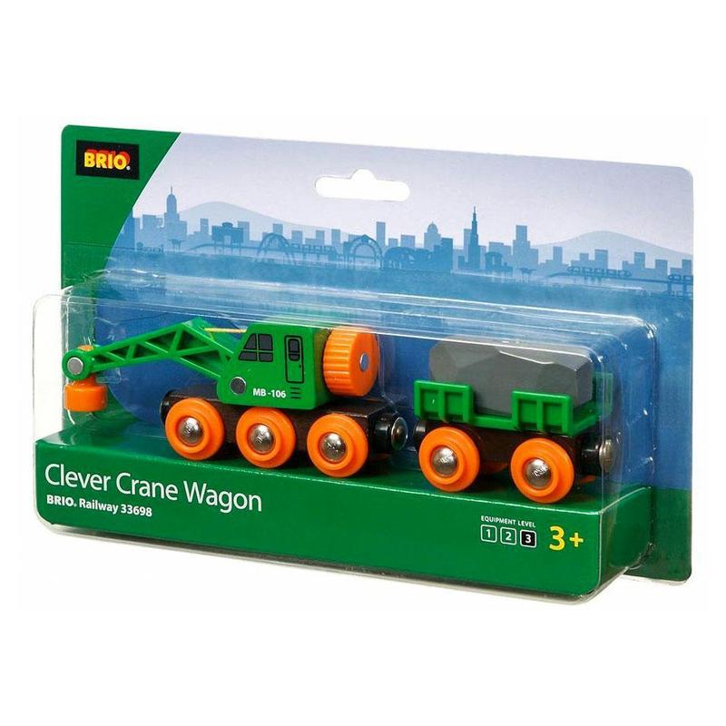 CLEVER CRANE WAGON - 4 pieces