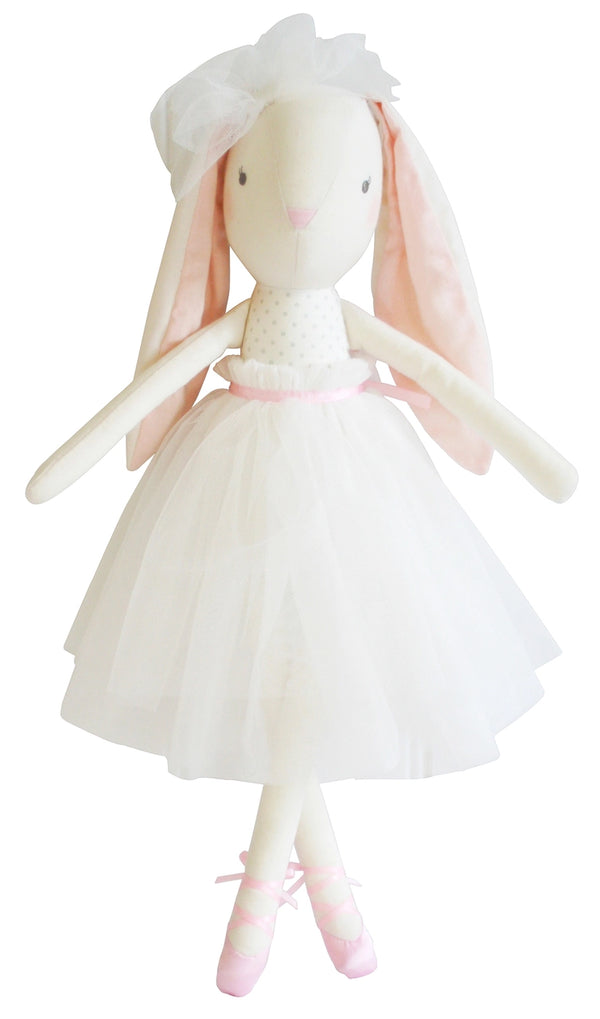 BRONTE BALLET BUNNY FOG AND PINK - 48cm