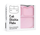 CAT STICKIE™ PLATE Powder Pink