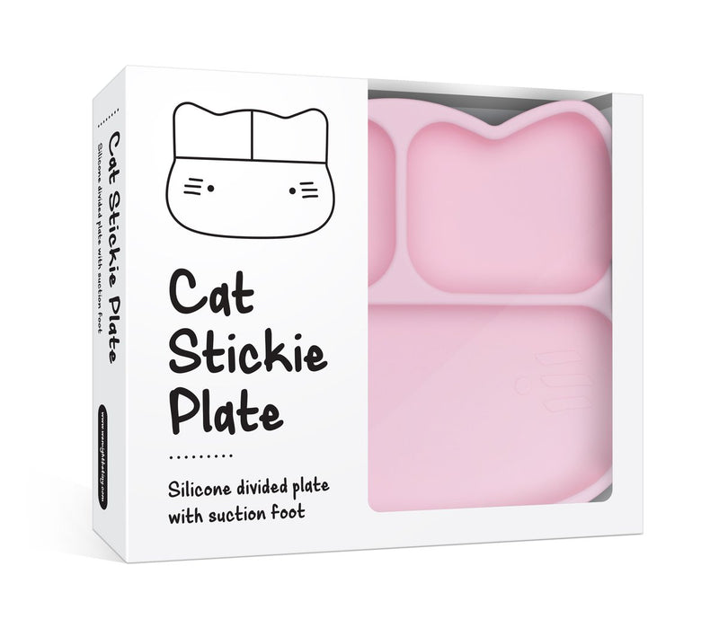 CAT STICKIE™ PLATE Powder Pink