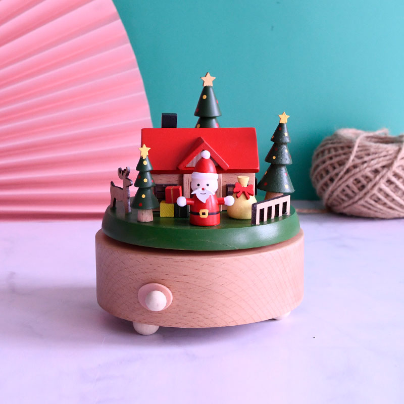 CHRISTMAS MUSIC BOX - Santa House