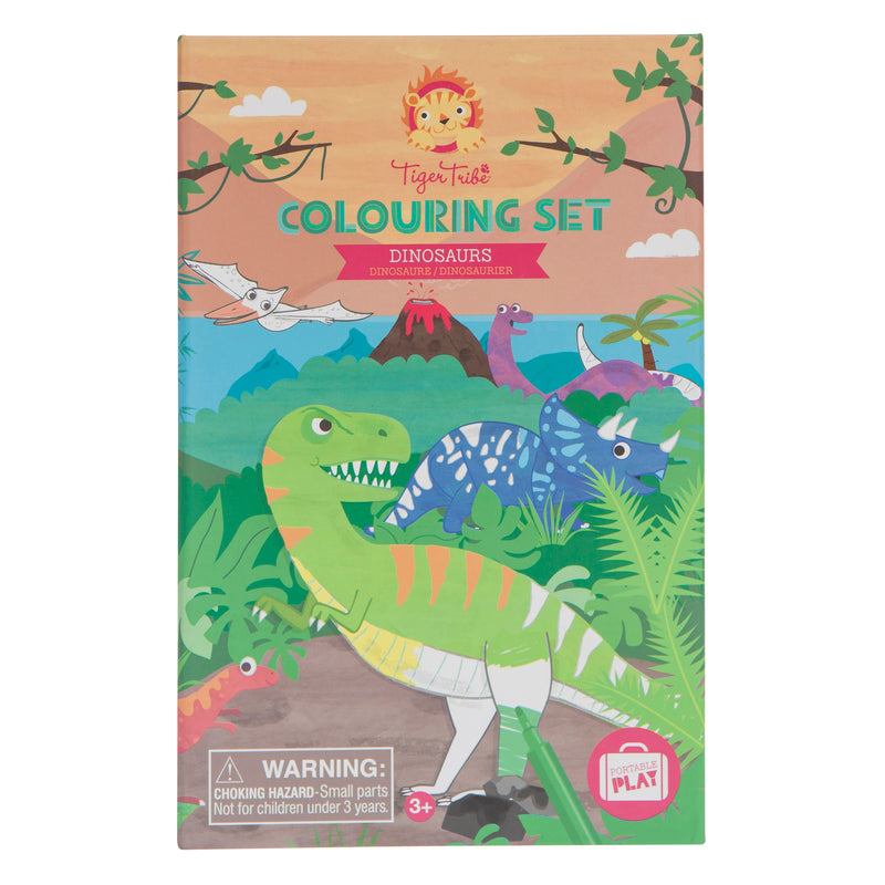 COLOURING SET - Dinosaurs