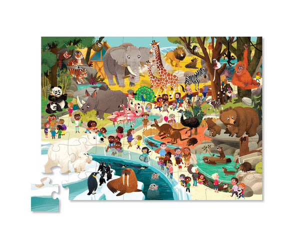 DAY AT THE MUSEUM PUZZLE - Zoo 48 pc